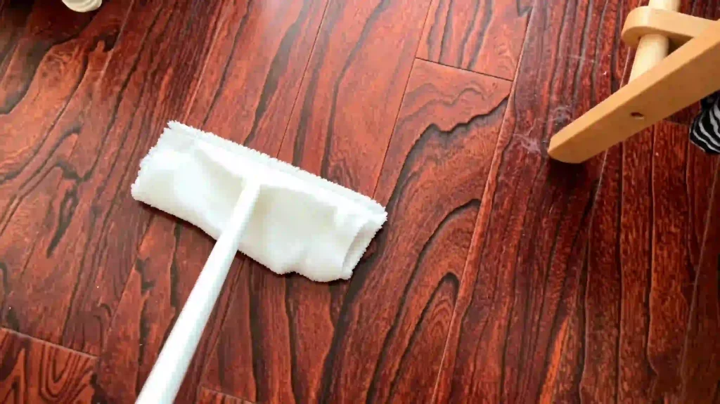 Long handle electrostatic duster mop for whole home pet hair removal, clean dog cat fur from wooden floor carpet, tool to get rid of pet hair off floors and fabric surfaces